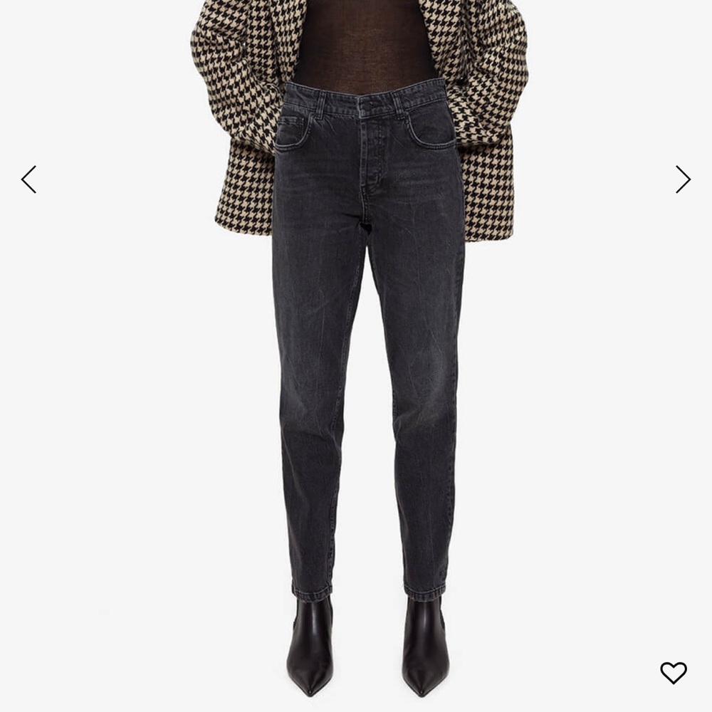 Anine Bing Kate Jeans in Charcoal